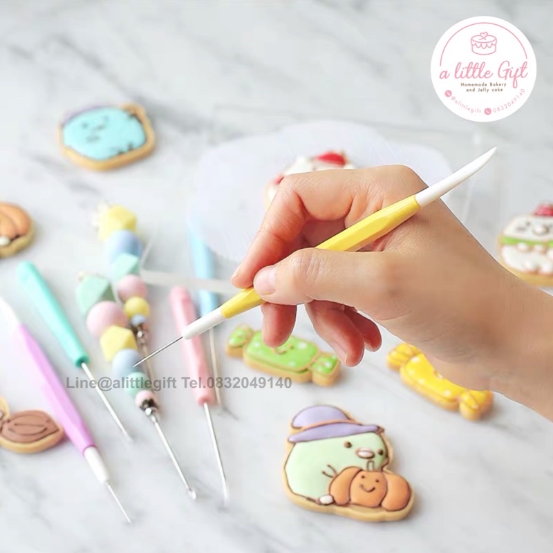 เข็มเกลี่ยไอซิ่ง สีพาสเทล – โปรปัง