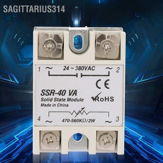 Sagittarius314 Ssr-40Va โซลิดสเตทรีเลย์ สําหรับงานอุตสาหกรรมอัตโนมัติ