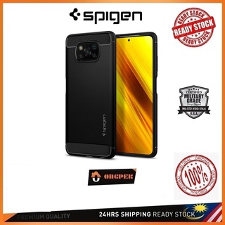 Spigen เคสโทรศัพท์ เกราะ ทนทาน Poco X3 Pro / Poco X3 NFC Poco F3