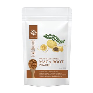 ผงมาค่า ไวอากร้าธรรมชาติ ญ/ช ช่วยไม่ให้ช่องคลอดแห้ง Organic Gelatinized Maca Root Powder 100 กรัม ยี่ห้อ Feaga Life