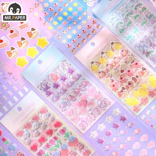 mr.paper สติ๊กเกอร์ Gummy Candy Series Epoxy Diy สําหรับตกแต่งสมุดภาพ 4 แบบ