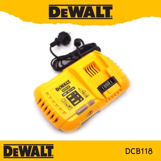 DEWALT แท่นชาร์จแบตเตอรี่ สำหรับ 18V-60V Max (8A) ชาร์จเร็ว รุ่น DCB118