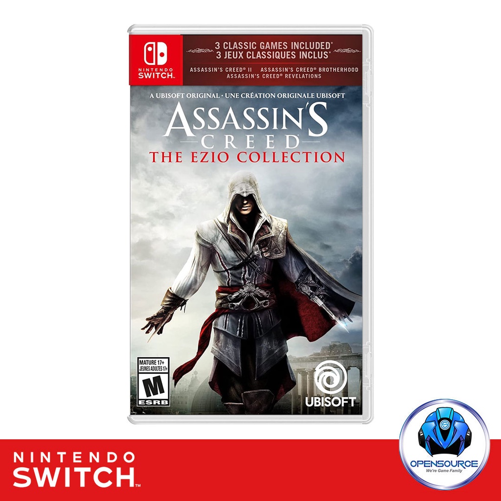 [พร้อมส่ง]Nintendo: Assasin's Creed The Ezio Collection (US ASIA) แผ่นเกม สำหรับ Nintendo Switch
