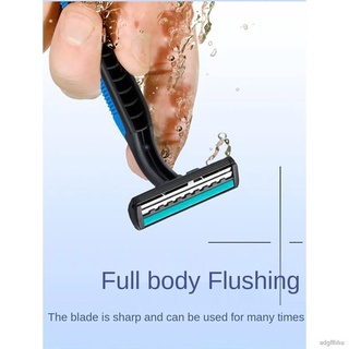 ♈☫❉MUISUNGSHOP  มีดโกน มีดโกนหนวด ใช้แล้วทิ้ง 2 ใบมีด (สุ่มสี) disposal razor