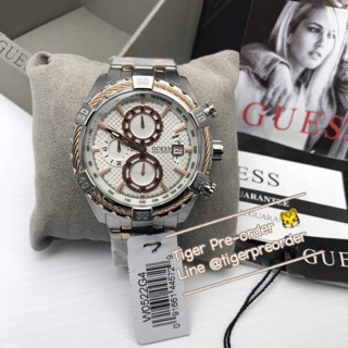 นาฬิกา Guess watch รุ่น W0522G4 หน้าปัดล้อมด้วยสายเคเบิ้ล