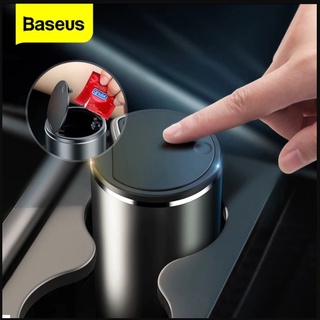 Baseus ถังขยะมินิสำหรับรถยนต์ ถังขยะ Vehicle-mounted Trash Can Bin Mini Size for Car 500ML  ถังขยะ