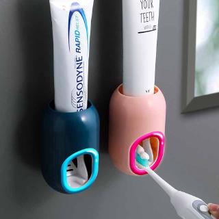 Toothpaste Squeezer ยาสีฟันอัตโนมัติห้องน้ำตั้งติดผนังชั้นวางยาสีฟัน