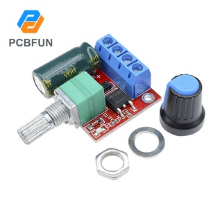 Pcbfun มอเตอร์ควบคุมความเร็วหรี่แสงได้ 5V-35V 5A 20khz LED PWM DC