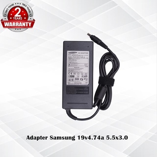 Adapter Samsung 19v4.74a *5.5x3.0* / อะแดปเตอร์ ซัมซุง 19v4.74a *5.5x3.0* แถมฟรีสายไฟ AC *ประกัน 2 ปี