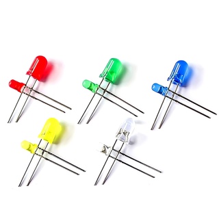 10pcs 3mm 5mm LED Light Assorted Kit DIY LEDs Set White Yellow Red Green Blue