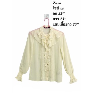 เสื้อ Zara แท้จากshop (มือ2สภาพดี ใส่ครั้งเดียว)