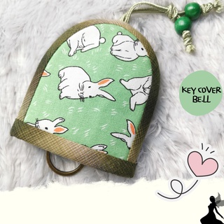 ที่เก็บกุญแจ (key cover handmade) ผ้าญี่ปุ่น / ธีมกระต่าย