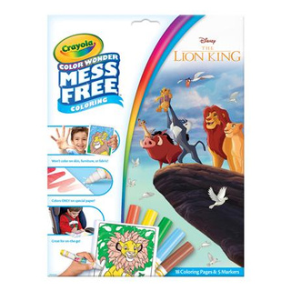 HomeDoDee สี ศิลปะ ชุดระบายสีคัลเลอร์วันเดอร์ CRAYOLA LION KING เครื่องเขียน วาดภาพระบายสี