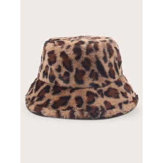 [SIS.SIE พร้อมส่ง] SHEIN หมวกบักเก็ตลายเสือ Leopard Bucket Hat