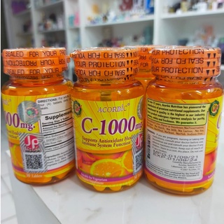 30 เม็ด วิตามินซี ACORBIC C-1000 MG ของแท้ 100% vitamin C