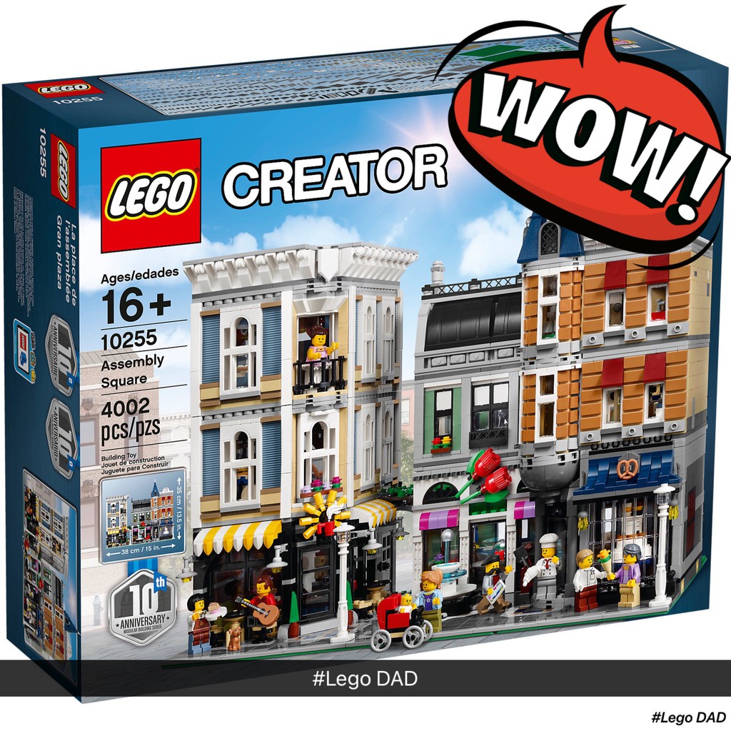 [Special Price]กล่องมีตำหนิเล็กน้อย Lego 10255 Creator: Assembly Square ของแท้ 100% พร้อมส่ง