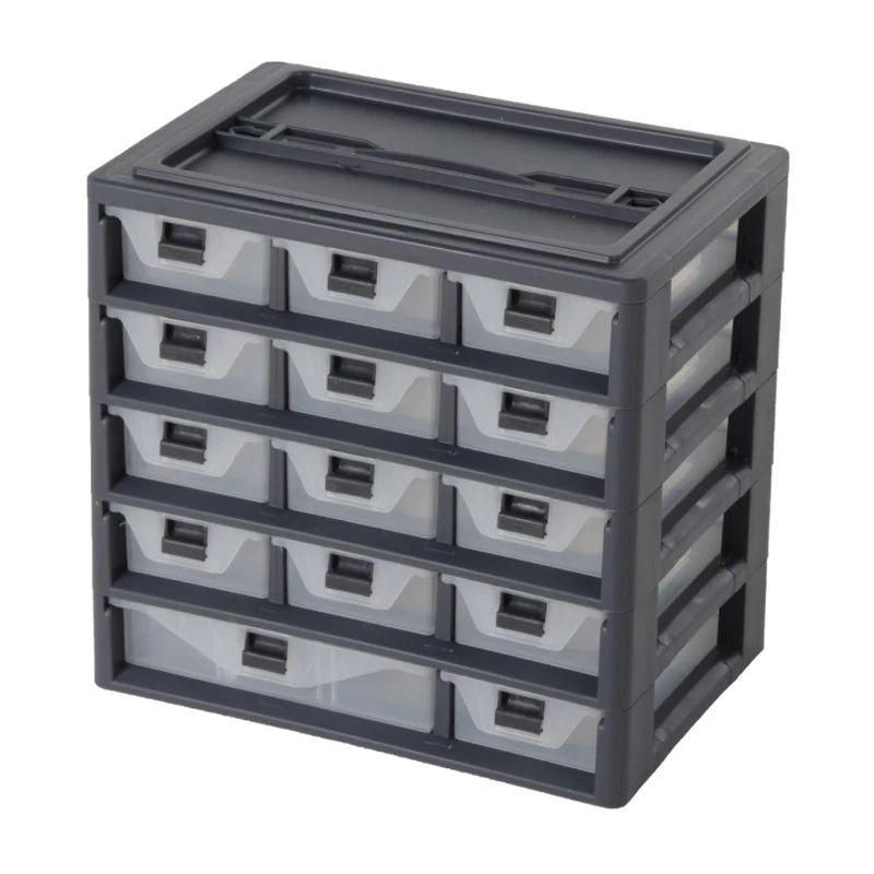 GOLDEN CUP ตู้เก็บของอเนกประสงค์14ช่อง รุ่น AG 1310 (Grey) ขนาดกว้าง29.5 ลึก20 สูง28 ซม.