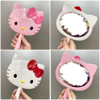 กระจกแต่งหน้า Hello Kitty มี 2 สี ขาวและชมพู