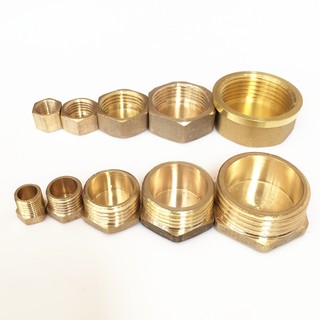 Male And Female Thread 1/8" 1/4" 3/8" 1/2" 3/4" Brass End Cap Plug Fittings