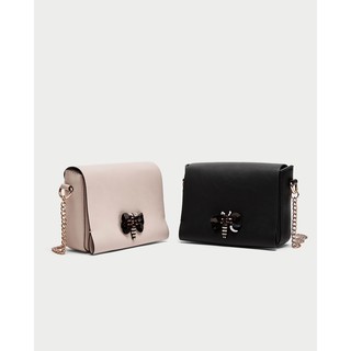 ZARA CRODDBODY BAG WITH BUTTERFLY DETAIL