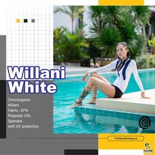 Rash Guard Nudi Dudi - Willani White