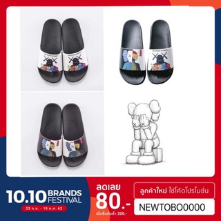 【TX.611-4】size37-46รองเท้าแตะ kaws uniqlo 2021 ทรงระบาย 3LINE