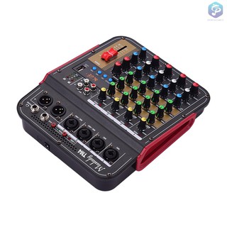 ♪♪J&amp;F❤COD Muslady TM4 Digital 4-Channel Audio Mixer Mixing Console Built-in 48V Phantom Power with BT Function Professional Audio System for Studio Recording Broadcasting DJ Network Live