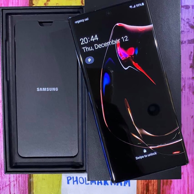 Samsung Galaxy Note 10 Plus 256GB/HK Aura Black snapdragon 855 สวยมากๆค่ะ ไร้รอยตำหนิ