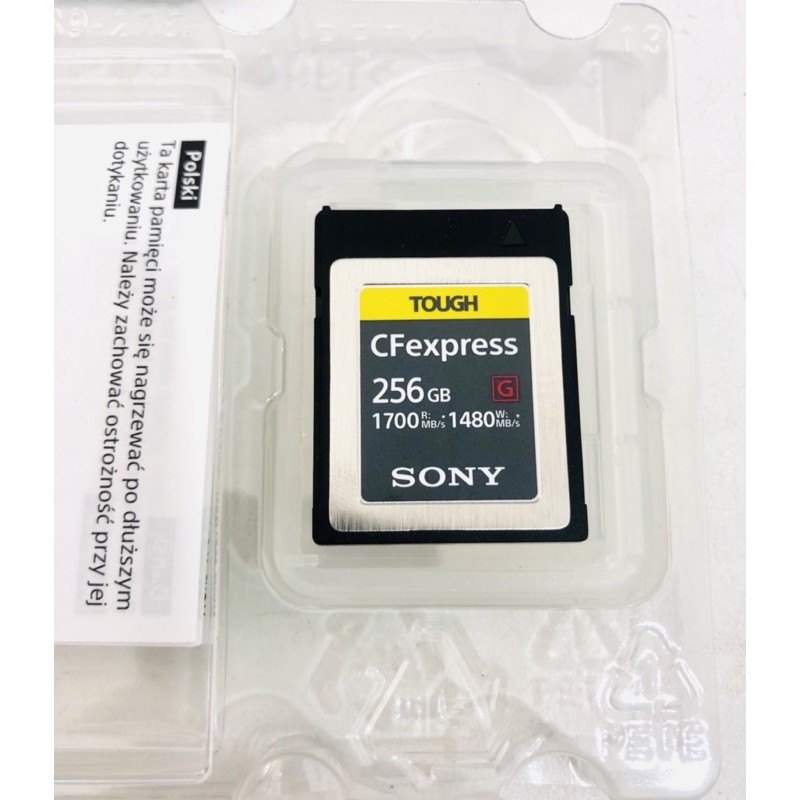 Sony Cfexpress 256GB Type -B ของแท้100% มือ2 สภาพมือ1 แกะมาเทสใช้งาน
