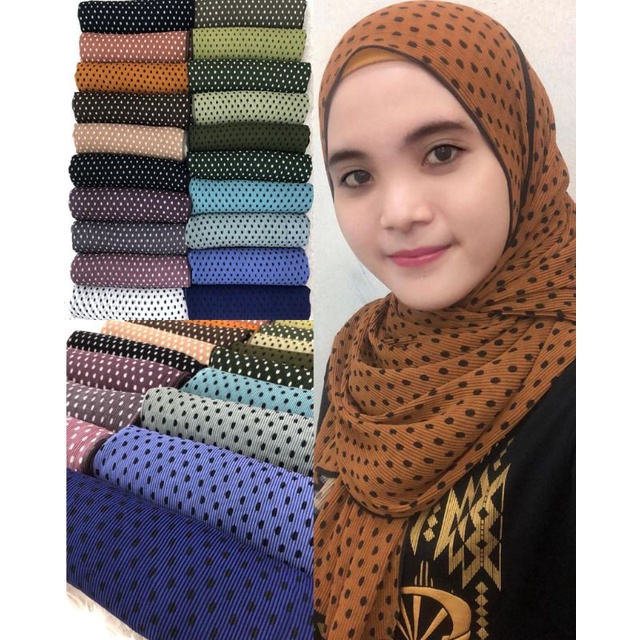 SHAWL PLEATED/SHAWL CRUSH/SHAWL PLKADOT