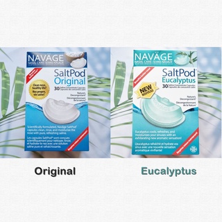 แคปซูลน้ำเกลือเข้มข้น สำหรับใช้กับน้ำยาทำความสะอาดจมูก SaltPod 30 Saline Concentrate Capsules (NAVAGE®) ไซ นัส ภูมิ แพ้