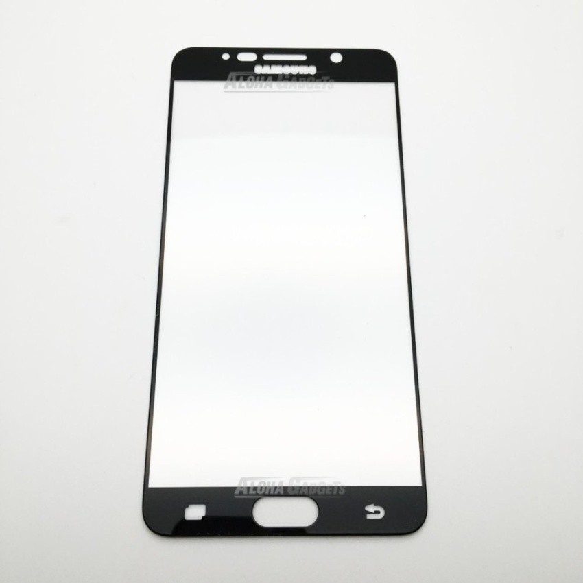 P-One ฟิล์มกระจกนิรภัยเต็มหน้าจอ Samsung Galaxy Note 5 (สีดำ เต็มหน้าจอ)