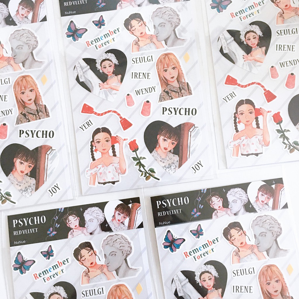 สติกเกอร์ลายพิเศษ Red Velvet - Psycho [NuNue]