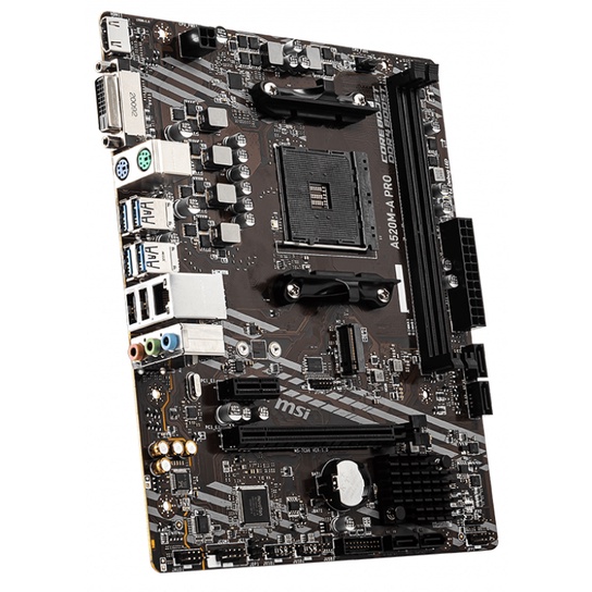 MAINBOARD (เมนบอร์ด) AM4 MSI A520M-A PRO ประกัน 3 ปี