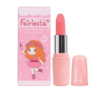 Fairiesta ลิปสติกสำหรับเด็ก เบอร์ 05 : สีชมพูนม Sheer Moisturizing Baby Lip Color 05 : Milky Pinky (3.9 g)