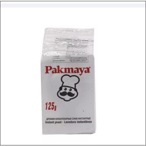 Pakmaya gold Instant Dry Yeast ยีสต์แห้ง พัคมายา ยีสต์ผงสำเร็จรูปคุณภาพดี สีทอง 125กรัม