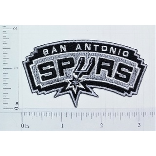 NBA San Antonio Spurs Basketball team sport โลโก้ แอลเอ เลกเกอร์ส เอ็นบีเอ บาสเก็ตบอล กีฬา ตัวรีดติดเสื้อ เย็บติดเสื้อ