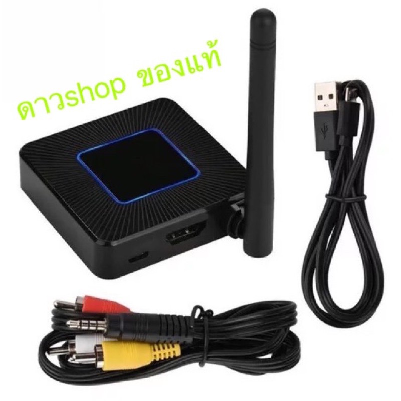 HDMI Q4Plus 5G WiFi Display Dongle HD+AV output Mirroring wifi display receiver Android TV คู่มือติด