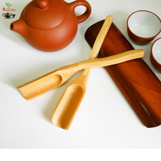 ช้อนไม้ไผ่ สำหรับตักชา  Bamboo Spoon Tea