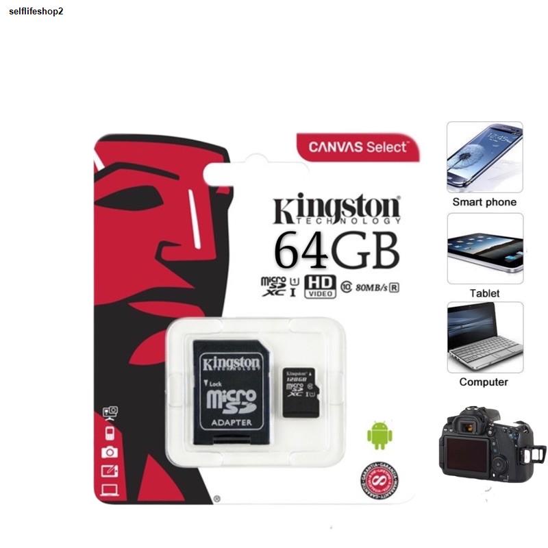 Kingston Memory Card Micro Sdhc 64gb Class 10
