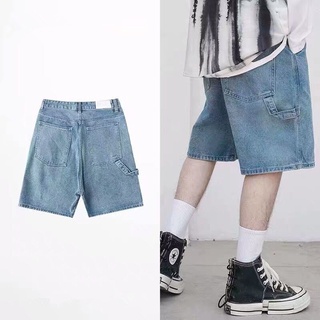 ราคาส่ง2ตัวขึ้นไป Short jeans 537 กางเกงยีนส์ขาสั้น แต่งสาย กางเกงขาสั้นแฟชั่น กางเกงขาสั้นชาย กางเกง3ส่วนชาย กางเกงยีน