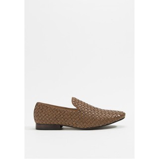 Mac&amp;Gill leather woven loafer original cow leather รองเท้าโลฟเฟอร์หนังแท้ Gianni Woven