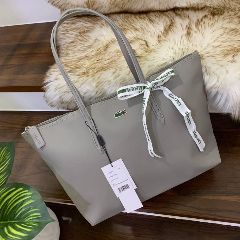กระเป๋า Lacoste Large Zip Tote Bag แท้💯 ส่งฟรี