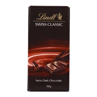 *ปลอมคืนเงิน	Lindt Swiss Dark Chocolate 100g. บิตเตอร์สวีทช็อกโกแลต