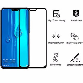 ฟิล์มกระจกนิรภัย เต็มจอ Huawei Y9 2019 อุปกรณ์กันรอยหน้าจอ HuaweiY9 2019 Y92019 Huawei Y 9 2018