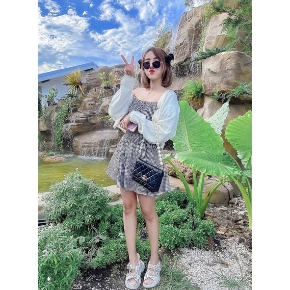 สายกระเป๋าไข่มุก 20 มิล คั่นลูกปัดโลหะสีทอง 18K thumbnail 10