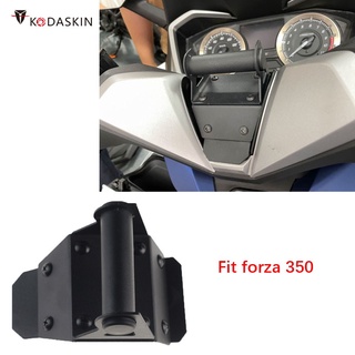 Kodaskin อุปกรณ์เสริมรถจักรยานยนต์ forza 350 คาร์บอนไฟเบอร์นําทางยึดที่วางโทรศัพท์มือถือด้านหน้าสมาร์ท GPS พอดี Honda