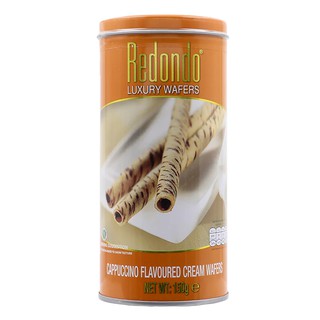 รีดอนโด้เวเฟอร์ไส้ครีมคาปูชิโน 150กรัม Redondo Wafers Filled with Cappuccino Cream 150g.