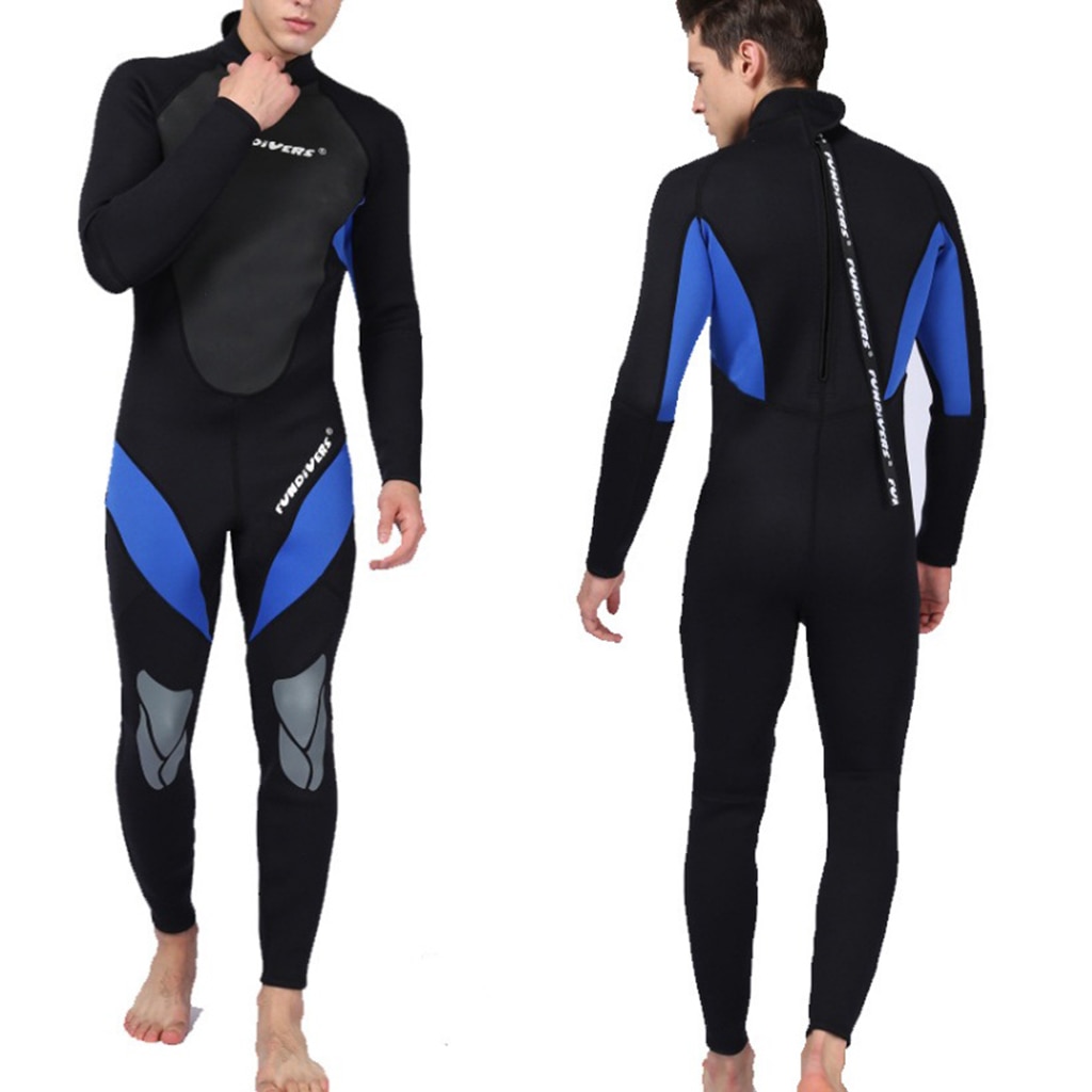 Premium 3mm Neoprene Wetsuit Men Scuba Diving Wetsuit Full Suit Long Sleeves Wetsuits M Xxxl For