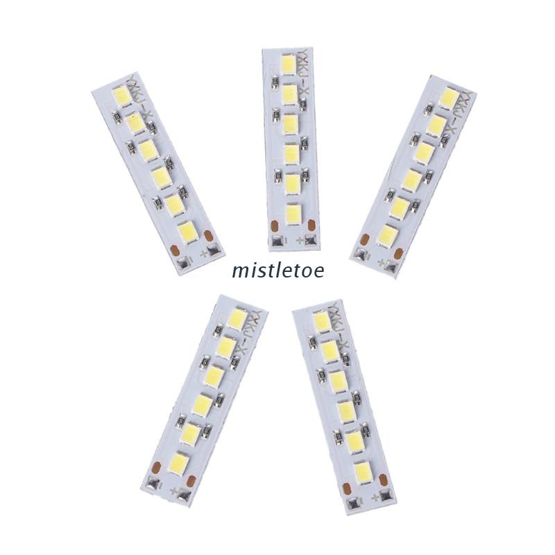 Wee หลอดไฟ Led Dc 3.7V-5V Li-On Usb 18650 สําหรับติดรถยนต์ 5 ชิ้น